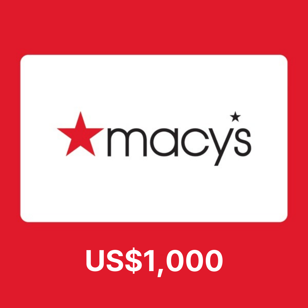 메이시스 US$1,000 기프트카드